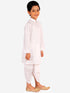 Vastramay Boy's White Kurta and Dhoti Set